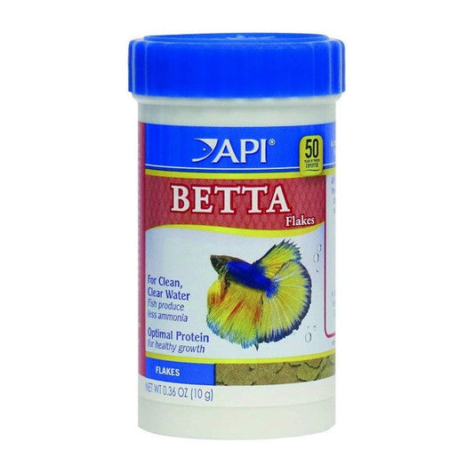 API Betta Flakes Fish Food with Optimal Protein for Healthy Growth