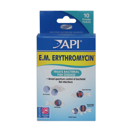 API E.M. Erythromycin Treats Bacterial Fish Disease