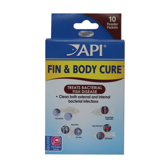 API Fin and Body Cure Treats Bacterial Fish Disease External and Internal