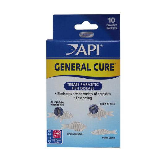 API General Cure Powder Treats Parasitic Fish Disease