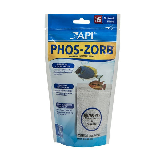 API Phos-Zorb Aquarium Filter Media Eliminates Cloudy Water Size 6