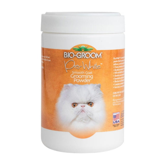Bio Groom Pro-White Smooth Coat Grooming Powder for Cats