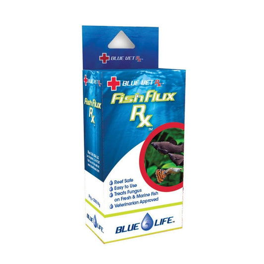 Blue Life FishFlux Rx Treats Fungus on Freshwater and Marine Aquarium Fish