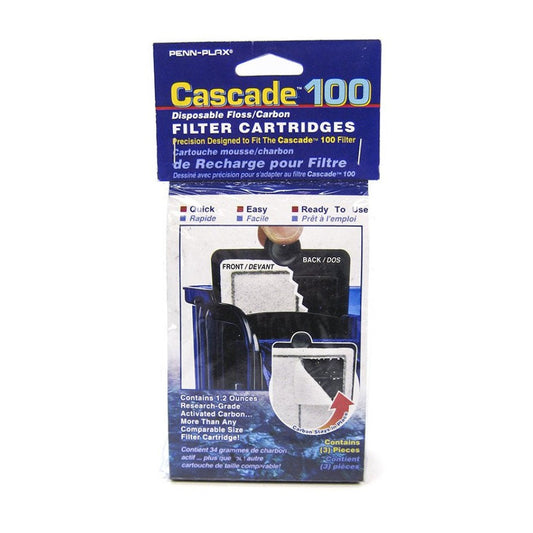 Cascade 100 Power Filter Disposable Floss/Carbon Filter Cartridge