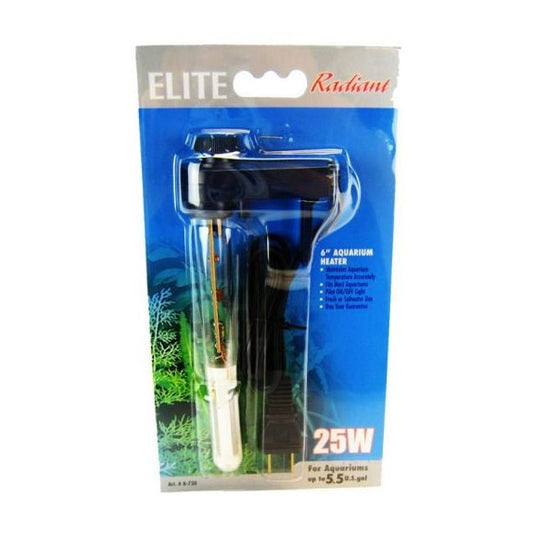 Elite Radiant Aquarium Heater 6" Long