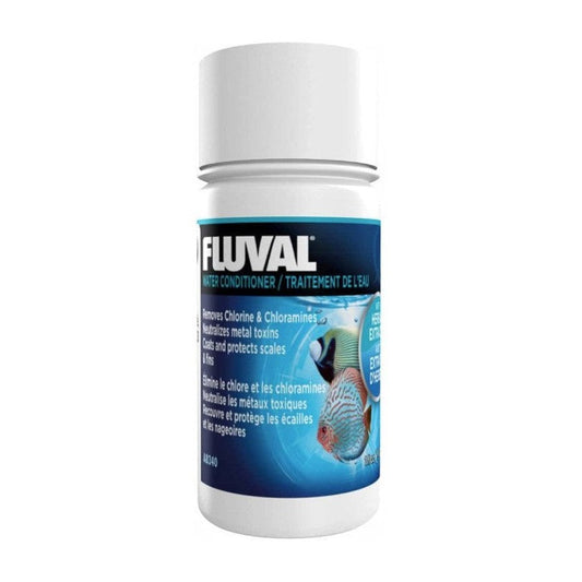 Fluval Aqua Plus Tap Water Conditioner with Herbal Extracts to Reduce Stress for Aquariums