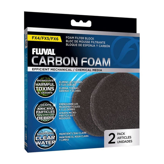 Fluval Replacement Carbon Foam Pad for FX4 / FX5 / FX6