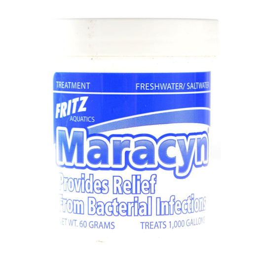 Fritz Aquatics Maracyn Bacterial Treatment Powder for Freshwater and Saltwater Aquariums Jar