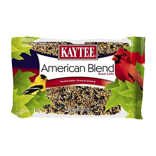 Kaytee American Blend Seed Cake with Favorite Seeds Grown In America For Wild Birds