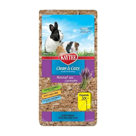 Kaytee Clean and Cozy Natural Small Pet Bedding with Lavendar