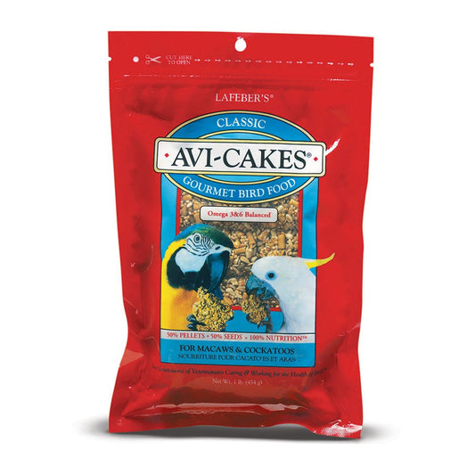Lafeber Classic Avi-Cakes Gourmet Macaw and Cockatoo Food
