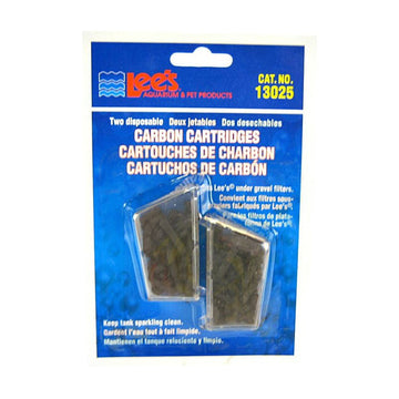 Lees Carbon Cartridges for Under Gravel Filters for Aquariums