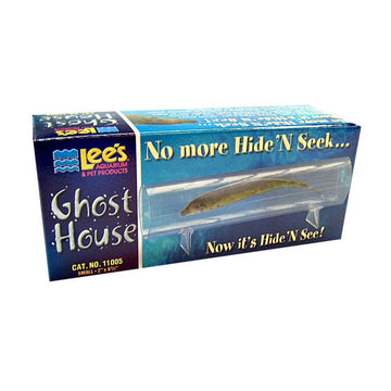 Lees Ghost House Clear for Aquarium Fish to Hide