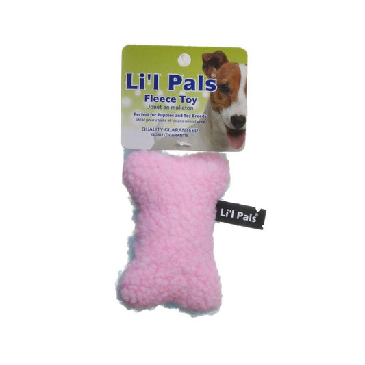 Lil Pals Fleecy Plush Dog Bone Toy