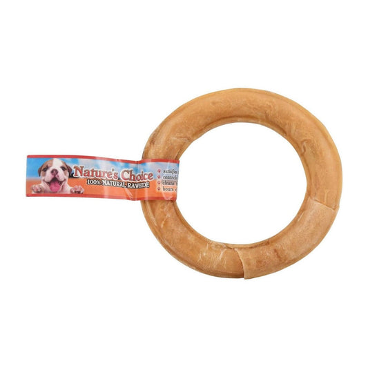 Loving Pets Natures Choice Pressed Rawhide Donut Large