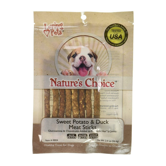 Loving Pets Natures Choice Sweet Potato and Duck Meat Sticks