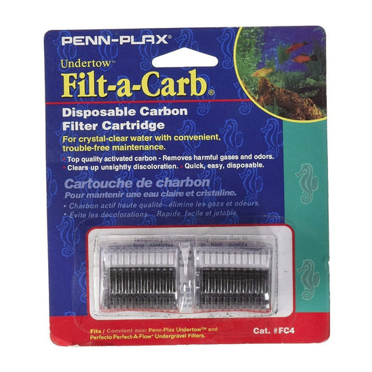 Penn Plax Filt-a-Carb Undertow and Perfect-A-Flow Carbon Under Gravel Filter Cartridge