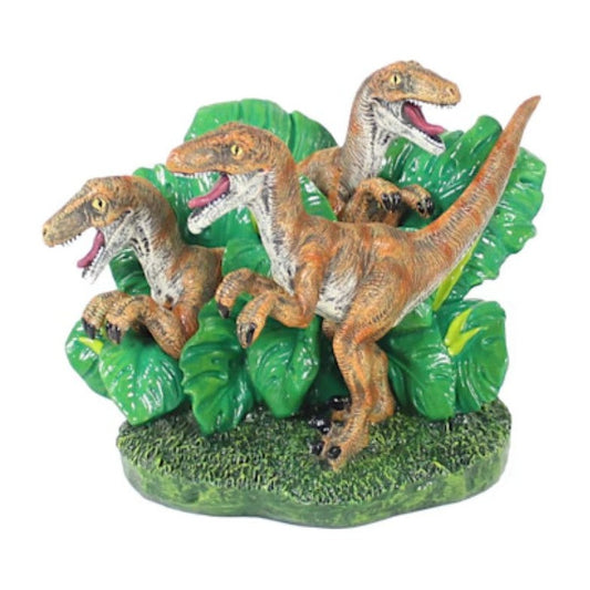 Penn Plax Jurassic Park Velociraptor Aquarium Ornament