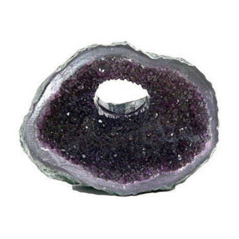 Penn Plax Purple Amethyst Geode Aquarium Ornament