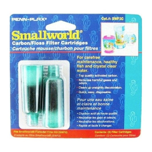 Penn Plax Small World Replacement Cartridge for the Fishbowl Filter