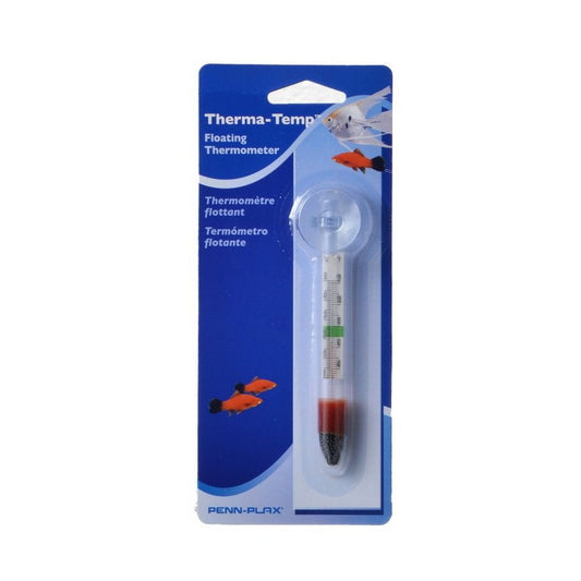 Penn Plax Therma-Temp Floating Thermometer with Suction Cup