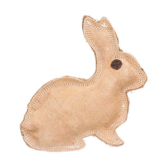 Spot Dura Fused Leather Rabbit Dog Toy