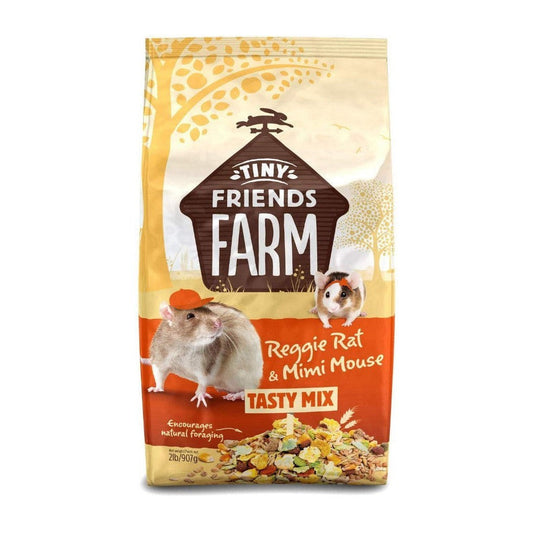 Supreme Pet Foods Tiny Friends Farm Reggie Rat and Mimi Mouse Tasty Mix Food