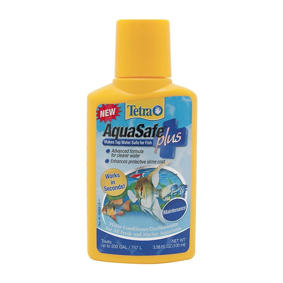 Tetra AquaSafe Plus Water Conditioner Makes Tap Water Safe for Fish