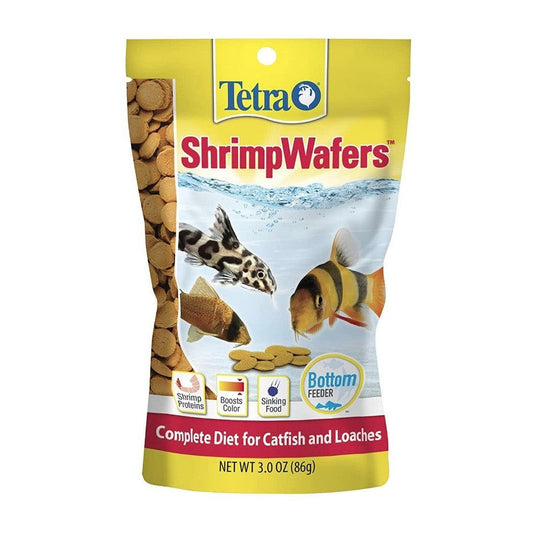 Tetra Shrimp Wafers with Color Enhancer Daily Diet for Catfish and Loaches