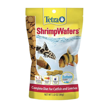 Tetra Shrimp Wafers with Color Enhancer Daily Diet for Catfish and Loaches
