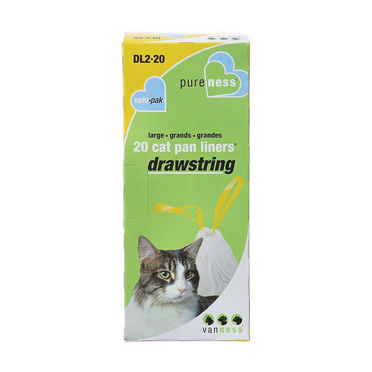 Van Ness PureNess Drawstring Cat Pan Liners Large