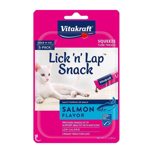 Vitakraft Lick N Lap Snack Salmon Cat Treat