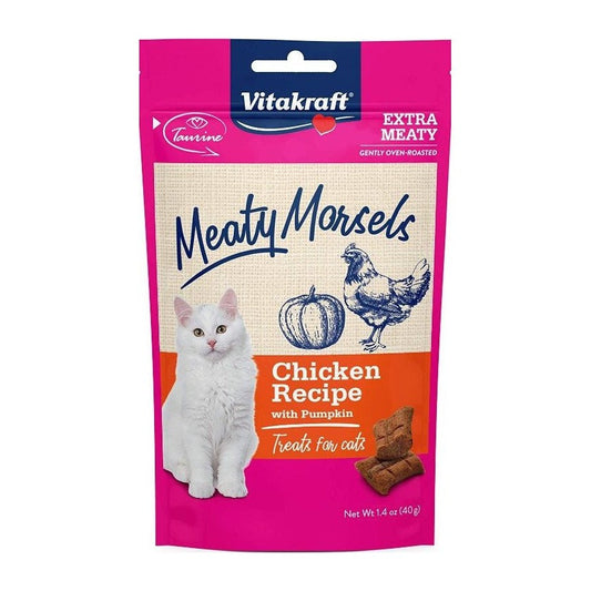 Vitakraft Meaty Morsels Chicken and Pumpkin Cat Treat