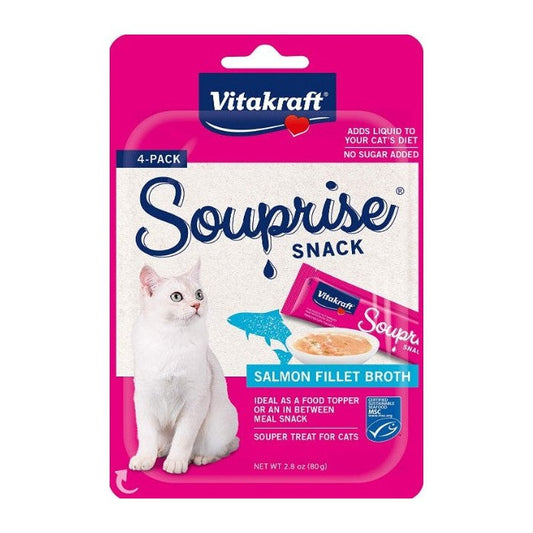 Vitakraft Salmon Souprise Lickable Cat Snack