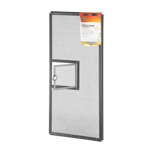 Zilla Fresh Air Screen Cover with Hinged Door 30 x 12 Inch
