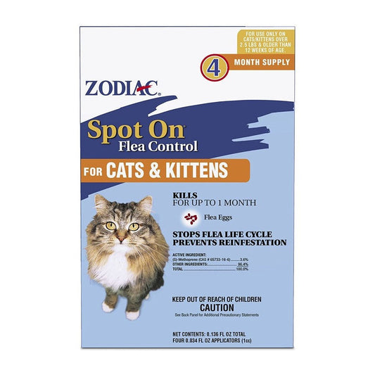 Zodiac Spot On Flea Control for Cats and Kittens