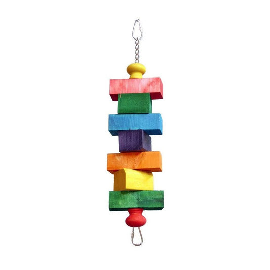 Zoo-Max Wood Bird Toy for Small to Medium Parrots