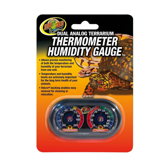 Zoo Med Terrarium Thermometer Humidity Gauge