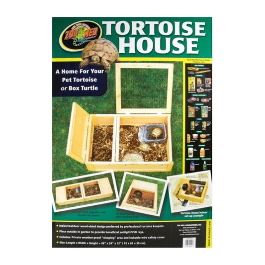 Zoo Med Tortoise House Home for Tortoise or Box Turtle Indoor or Outdoor
