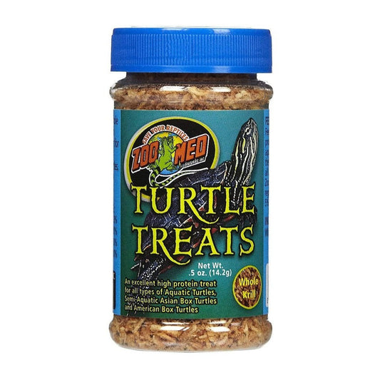 Zoo Med Turtle Treats Whole Krill High Protein Treat for All Turtles