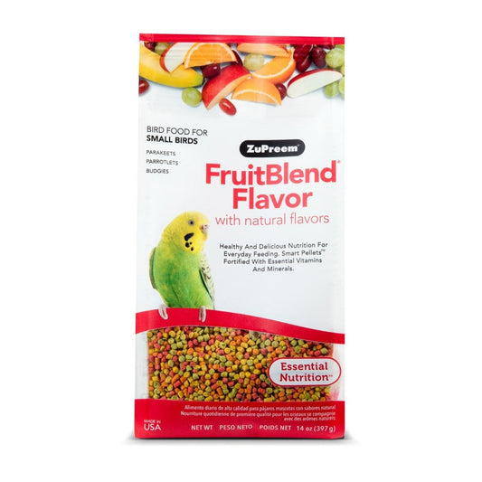 ZuPreem FruitBlend Flavor with Natural Flavors Bird Food for Small Birds