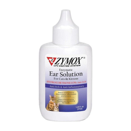 Zymox Enzymatic Ear Solution for Cats & Kittens with Hydrocortisone